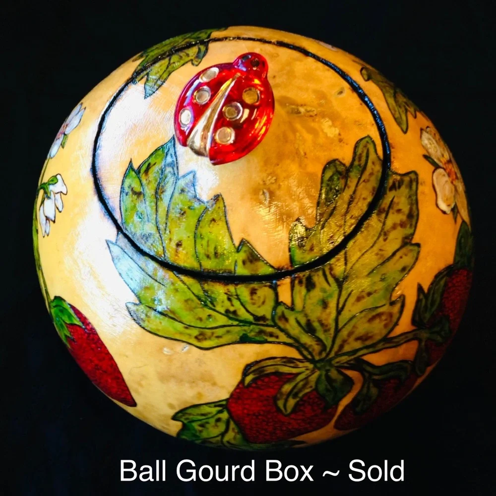 CREATIVE IDEAS for Arts and Crafts Projects using Gourds by Kristina Simkins - Picture 9 of 16